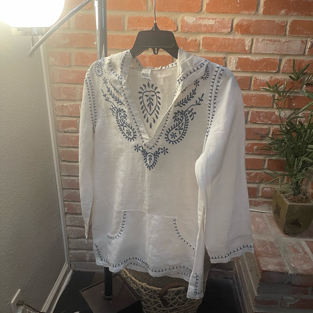 100% Linen hoodie